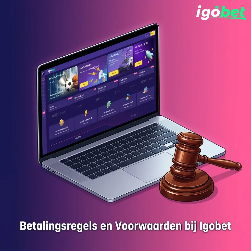 Igobet betalingsregels: verificatie, methode-overeenkomst, bonusvoorwaarden, valuta en opnamelimieten uitgelegd.