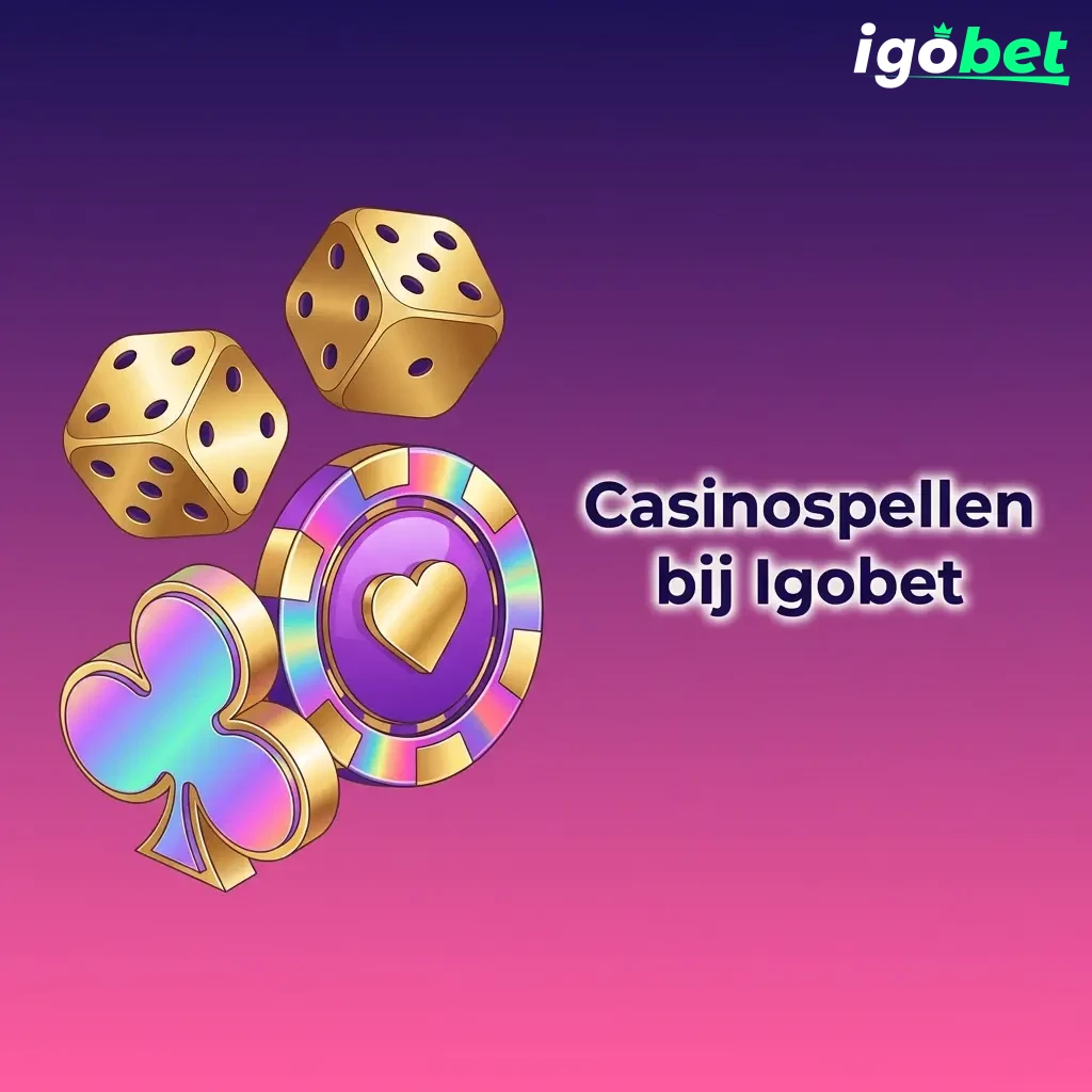 Igobet casinospellen: gokkasten, live casino, tafelspellen en spelshows voor Nederlandse spelers