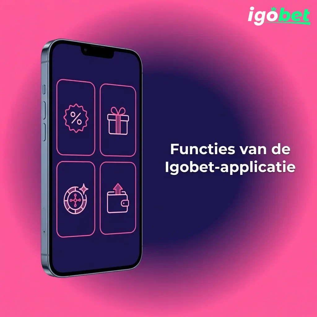 Overzicht van Igobet-app functies: live weddenschappen, casinospellen, betalingen en profielbeheer