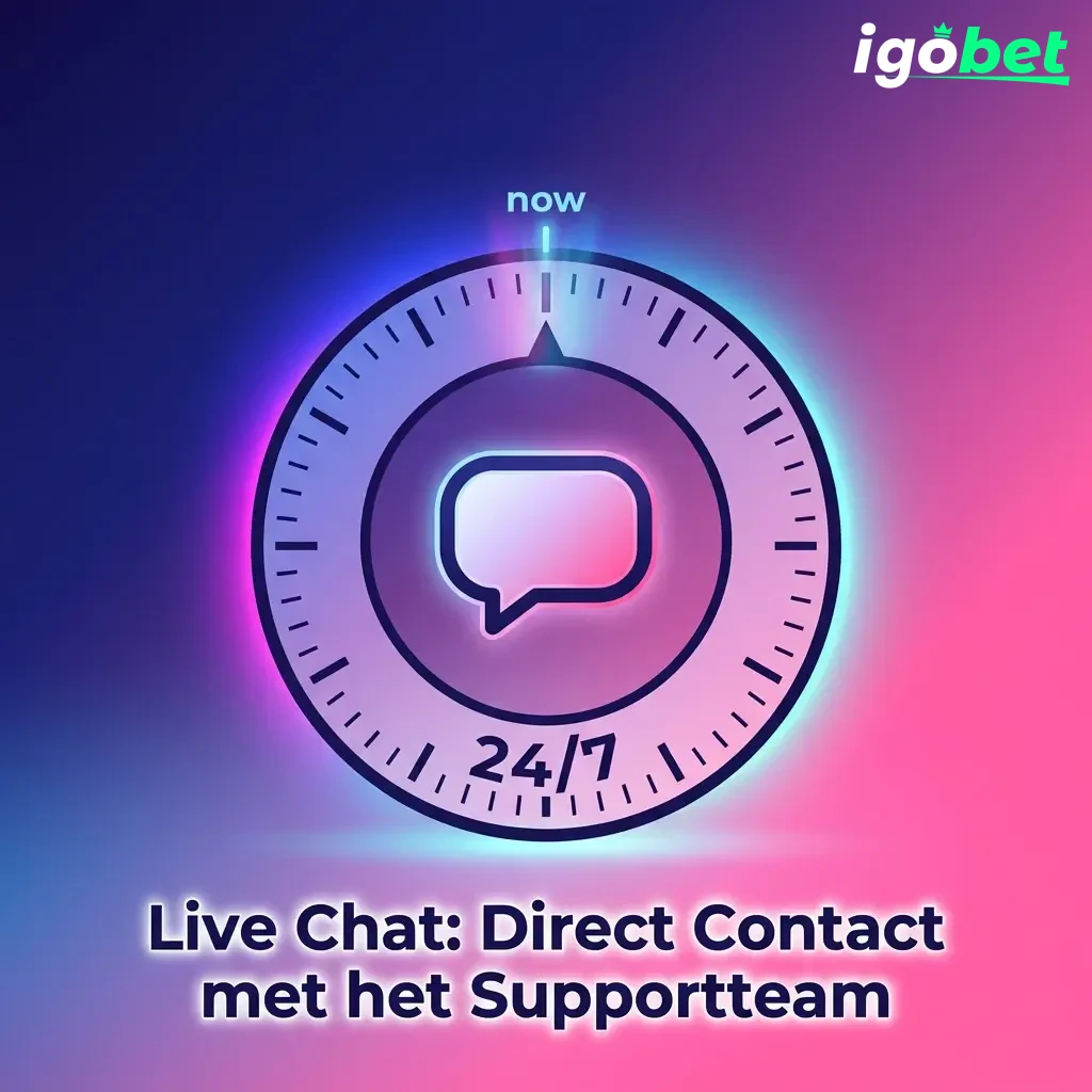 Live chat klantenservice 24/7 beschikbaar voor directe hulp bij account, saldo en transacties via website of app