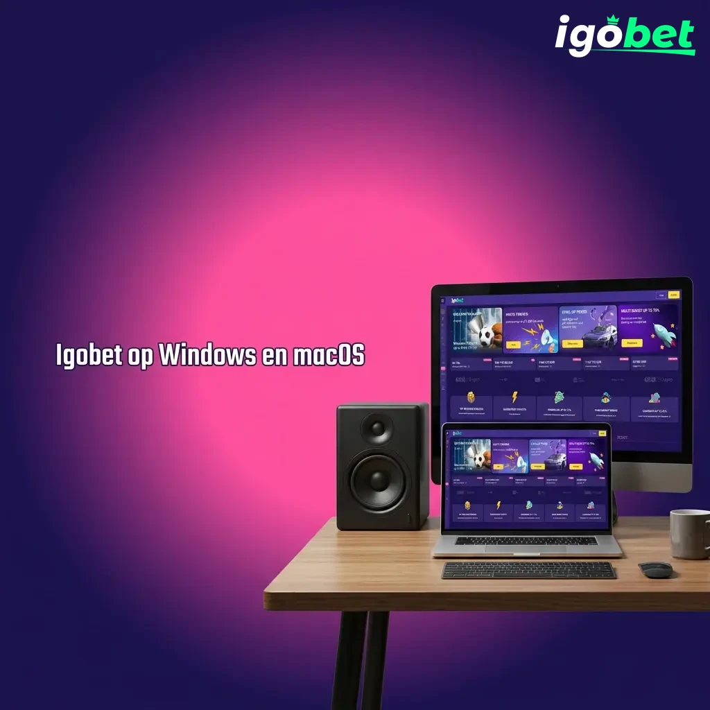 Igobet website toegankelijk via browser op Windows en macOS zonder aparte desktopapplicatie