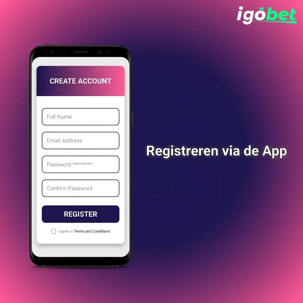 Registreren via de app op smartphone: stappen voor account aanmaken en welkomstbonus activeren