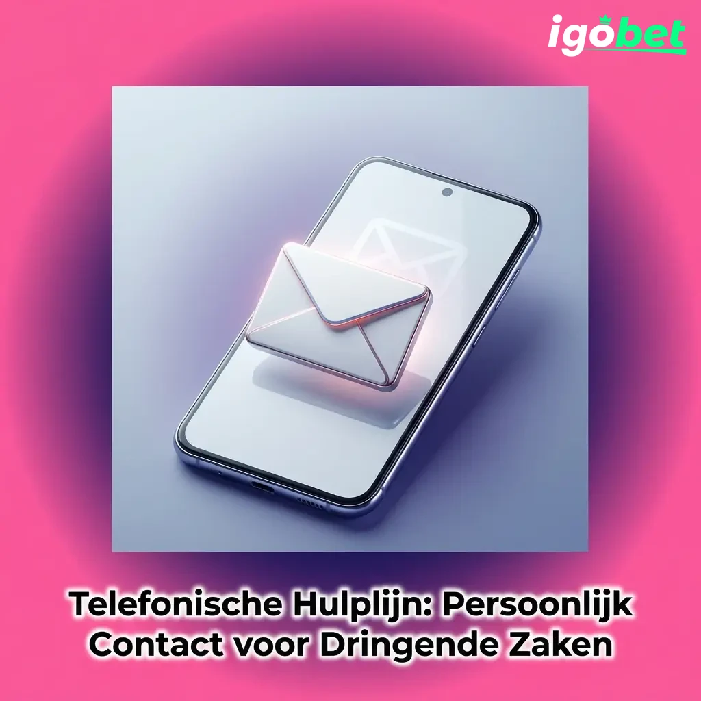 Igobet telefonische klantenservice voor urgente vragen, accountproblemen en transacties in Nederlands en Engels