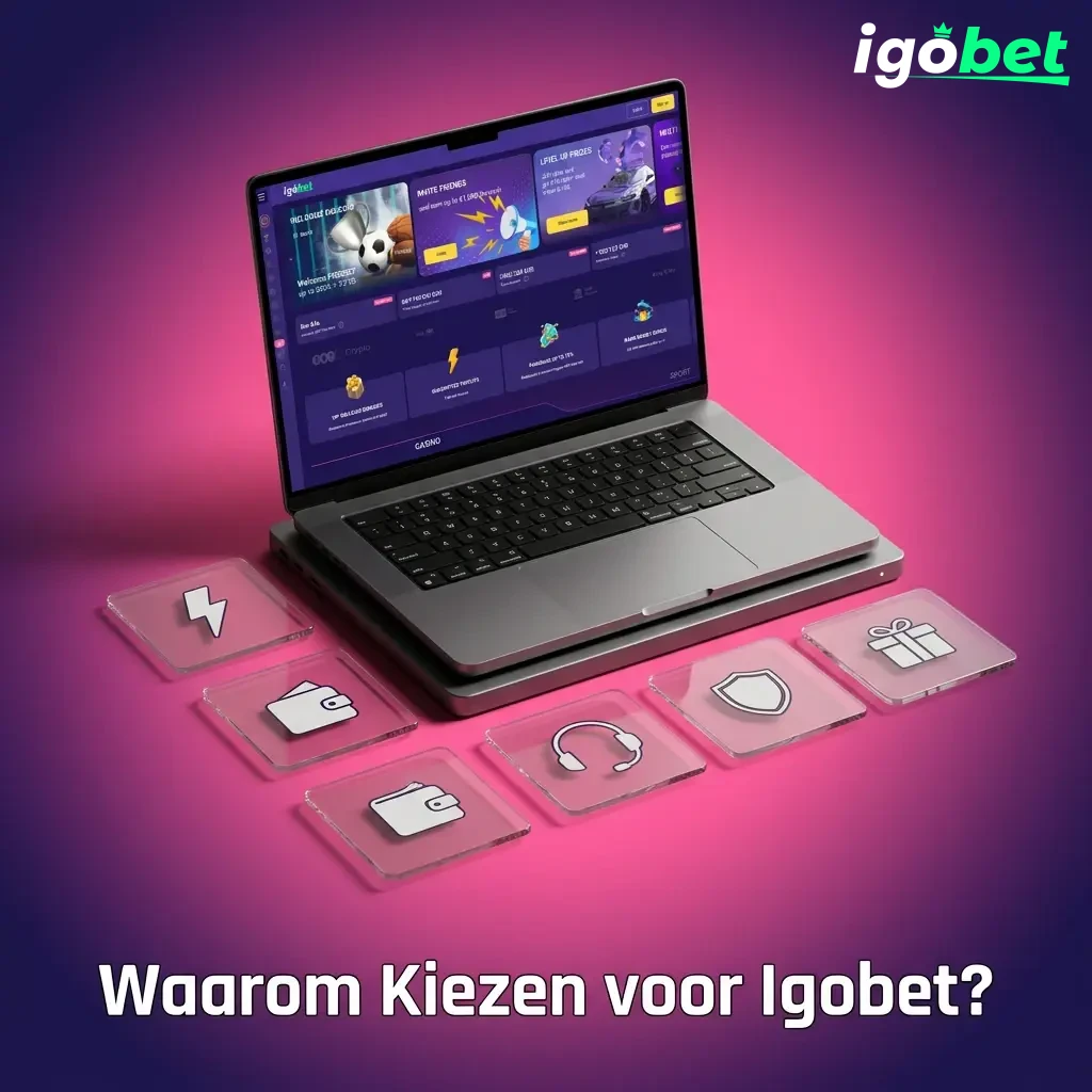 Igobet platform met sportweddenschappen, casinospellen, snelle uitbetalingen en hoge welkomstbonus tot 10.000€