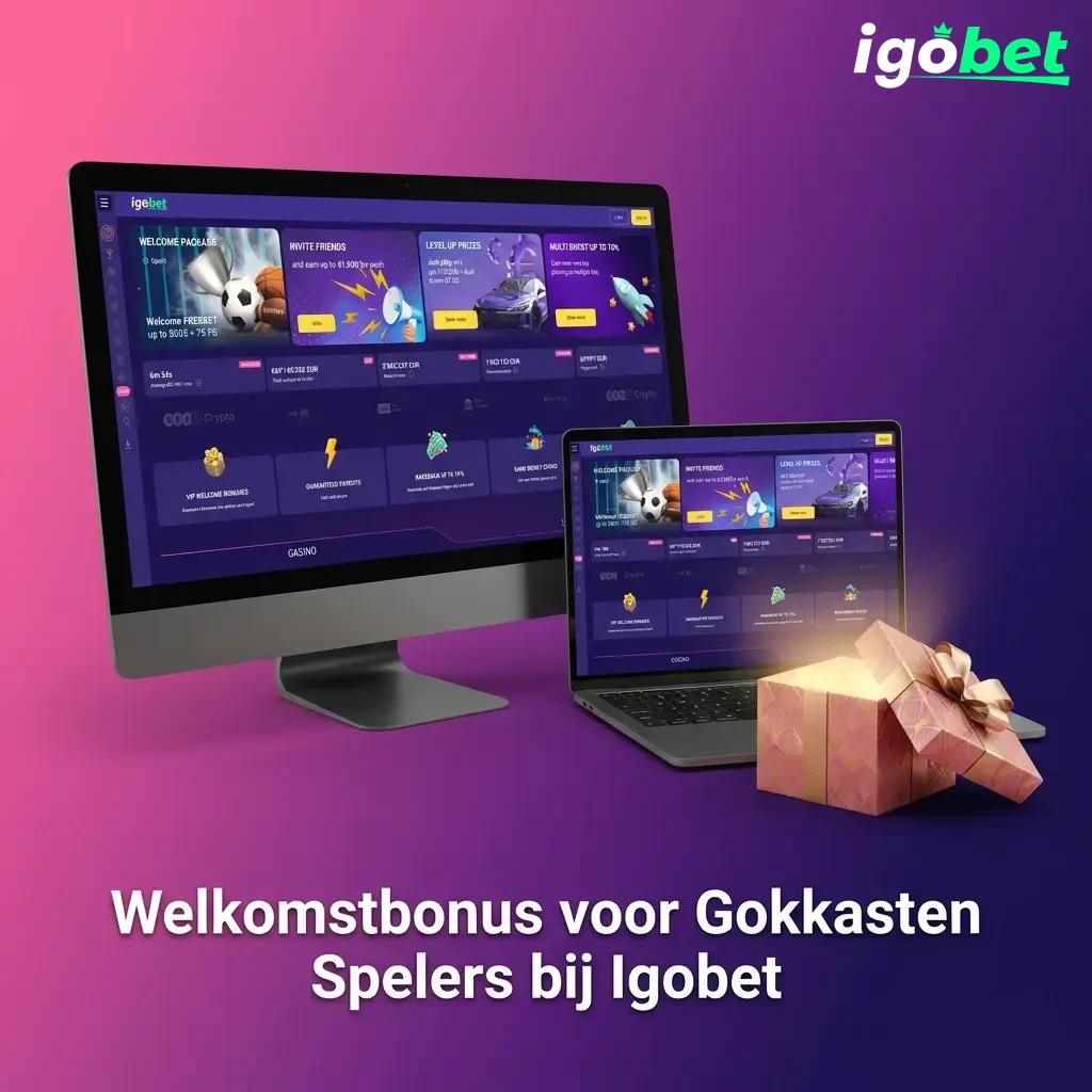 Igobet welkomstbonus 600% tot €10.000 plus 800 gratis spins voor nieuwe gokkasten spelers